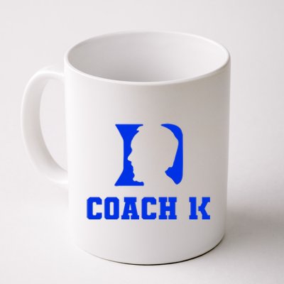 Coach 1K 1000 Wins Basketball College Font 1 K Coffee Mug