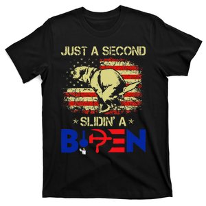 Creepshow 1982just A Second Slidin A Biden Humour Biden T-Shirt