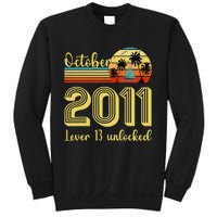 Cute 13th Birthday Born In Oct 2011 Birthday Sweatshirt