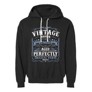 Classic 1968 Birthday Gift Garment-Dyed Fleece Hoodie