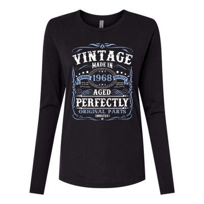 Classic 1968 Birthday Gift Womens Cotton Relaxed Long Sleeve T-Shirt