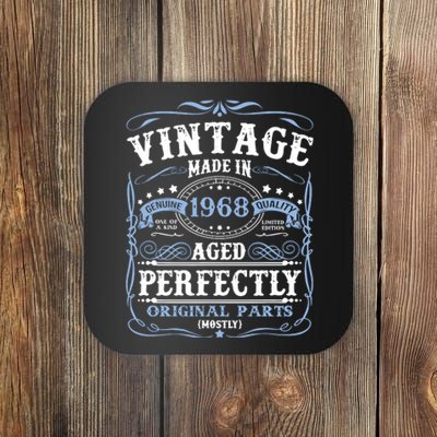 Classic 1968 Birthday Gift Coaster