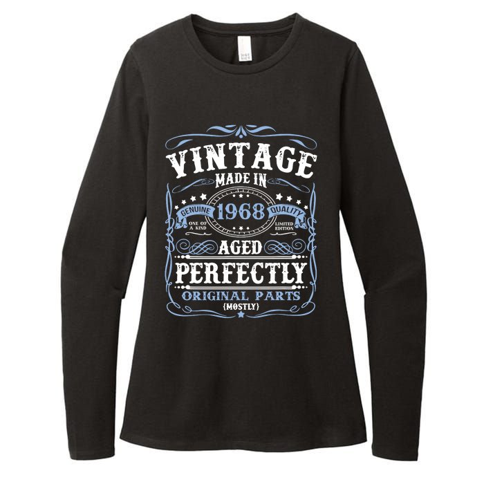 Classic 1968 Birthday Gift Womens CVC Long Sleeve Shirt