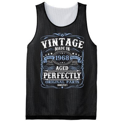 Classic 1968 Birthday Gift Mesh Reversible Basketball Jersey Tank