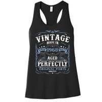 Classic 1968 Birthday Gift Women's Racerback Tank