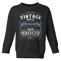 Classic 1968 Birthday Gift Toddler Sweatshirt