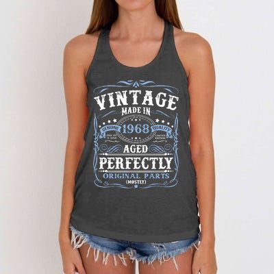 Classic 1968 Birthday Gift Women's Knotted Racerback Tank