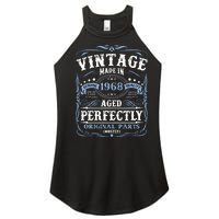 Classic 1968 Birthday Gift Women's Perfect Tri Rocker Tank