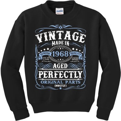 Classic 1968 Birthday Gift Kids Sweatshirt