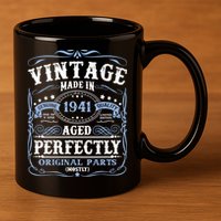 Classic 1941 Birthday Gift 11oz C Handle Ceramic Mug