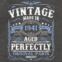 Classic 1941 Birthday Gift Vector Backpack