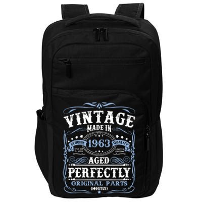 Classic 1963 Birthday Gift Impact Tech Backpack