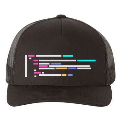 Code #1 Yupoong Adult 5-Panel Trucker Hat