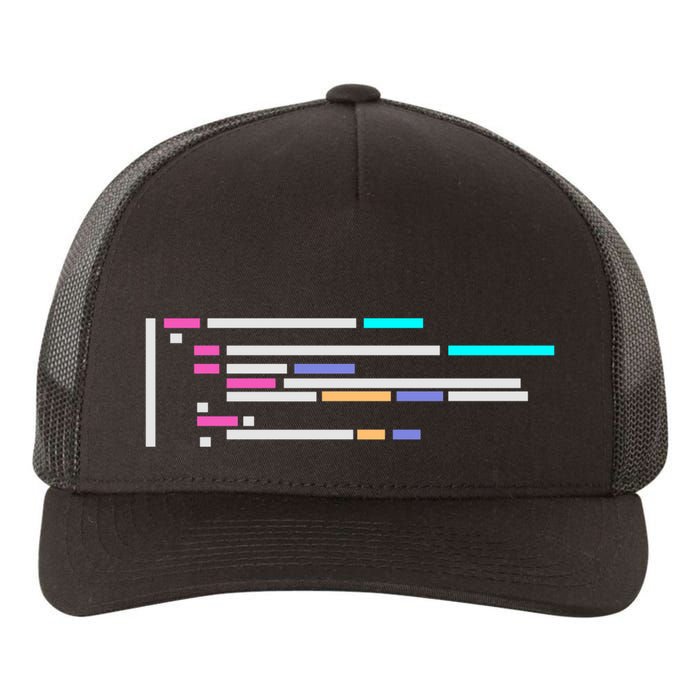 Code #1 Yupoong Adult 5-Panel Trucker Hat