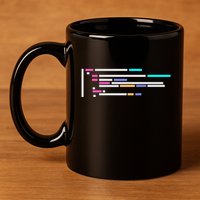 Code #1 11oz C Handle Ceramic Mug