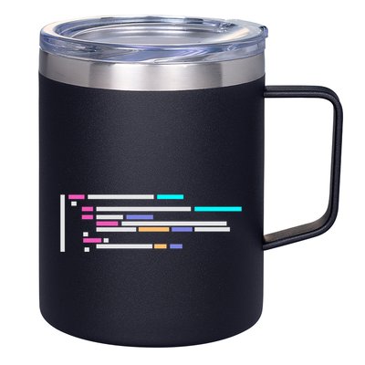 Code #1 12oz Stainless Steel Coffee Mug