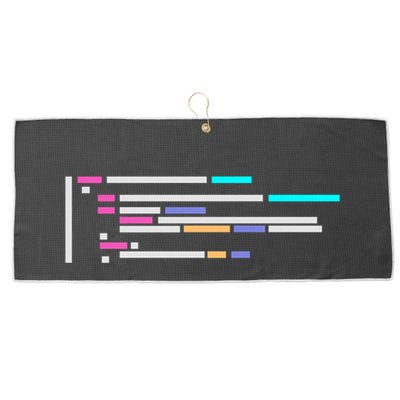 Code #1 Large Microfiber Waffle Golf Towel