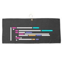 Code #1 Large Microfiber Waffle Golf Towel