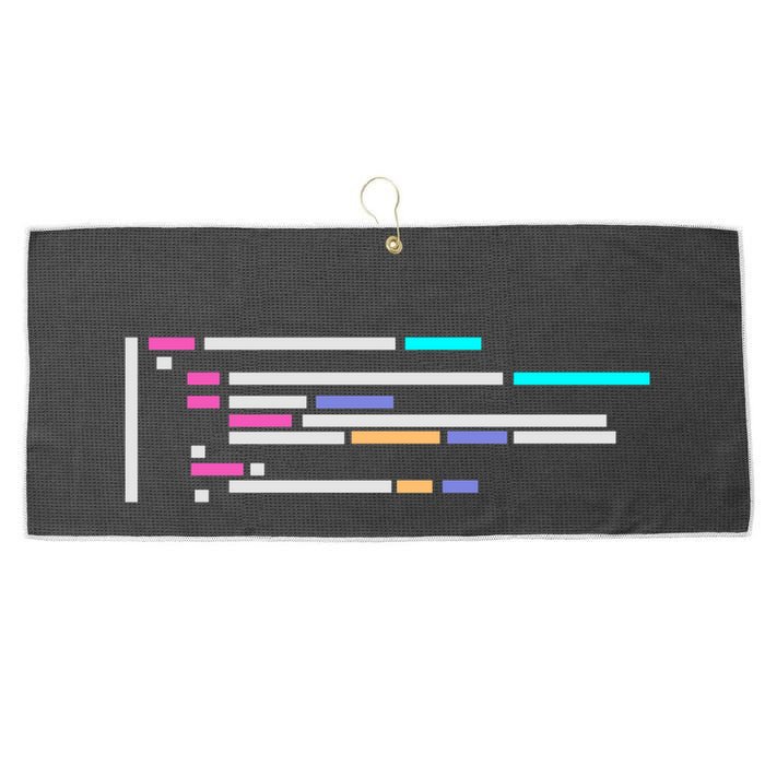 Code #1 Large Microfiber Waffle Golf Towel