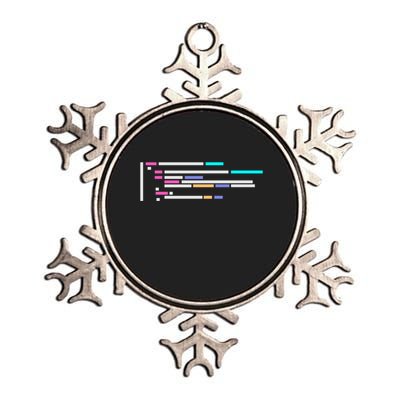 Code #1 Metallic Star Ornament
