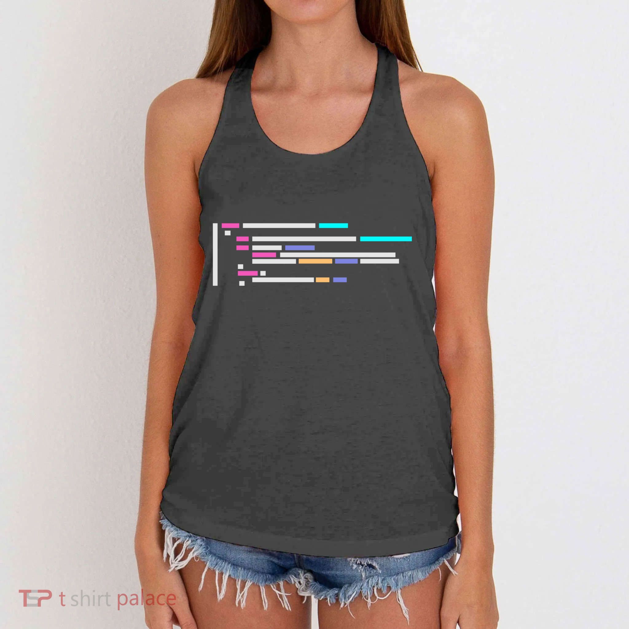 Code #1 Women's Knotted Racerback Tank