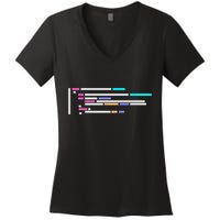 Code #1 Women's V-Neck T-Shirt