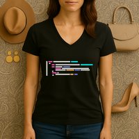 Code #1 Women's V-Neck T-Shirt