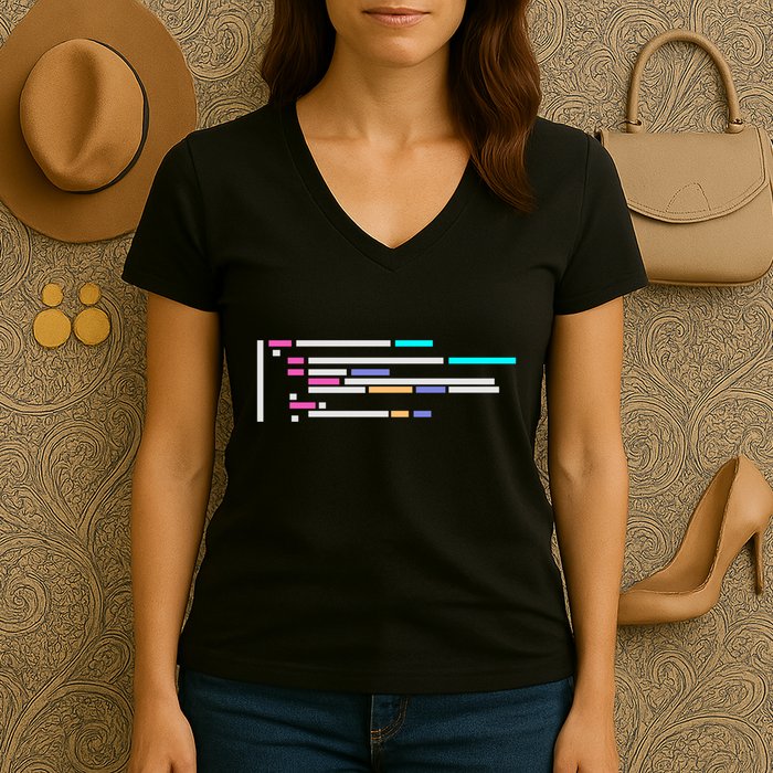 Code #1 Women's V-Neck T-Shirt