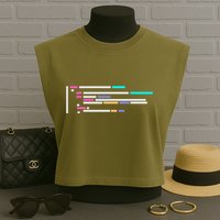 Code #1 Garment-Dyed Women's Muscle Tee