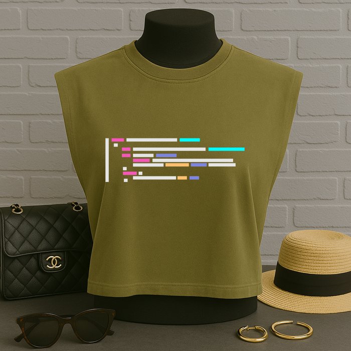 Code #1 Garment-Dyed Women's Muscle Tee