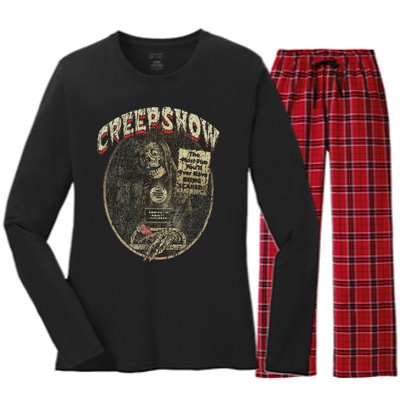 Creepshow 1982 Women's Long Sleeve Flannel Pajama Set 