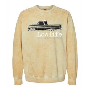 Custom 10 Classic C10 Truck Lowlife Stance Is Everything Colorblast Crewneck Sweatshirt