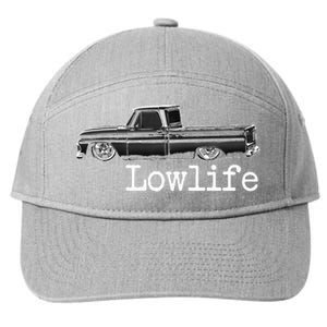 Custom 10 Classic C10 Truck Lowlife Stance Is Everything 7-Panel Snapback Hat