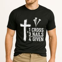 Christian 1 Cross 3 Nails 4 Given Forgiven Performance Shirt