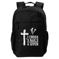 Christian 1 Cross 3 Nails 4 Given Forgiven Backpack