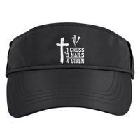 Christian 1 Cross 3 Nails 4 Given Forgiven Adult Drive Performance Visor