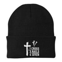 Christian 1 Cross 3 Nails 4 Given Forgiven Beanie