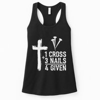 Christian 1 Cross 3 Nails 4 Given Forgiven Womens Tank Top
