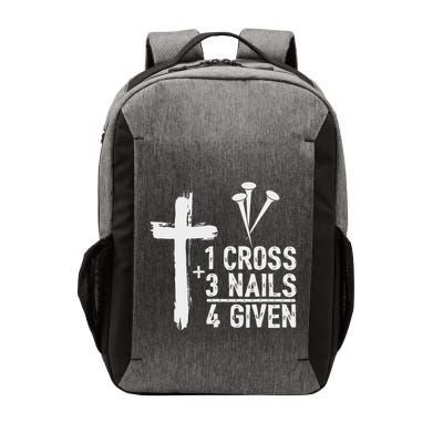Christian 1 Cross 3 Nails 4 Given Forgiven Vector Backpack