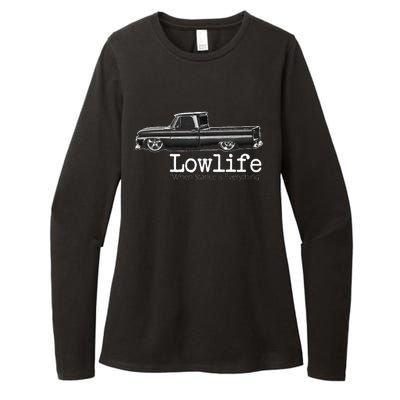 Custom 10 Classic C10 Truck Lowlife Stance Is Everything Womens CVC Long Sleeve Shirt