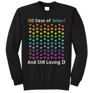 Cute 100 Days of school and still loving it Hearts 100th Day Sweatshirt