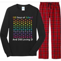 Cute 100 Days of school and still loving it Hearts 100th Day Long Sleeve Pajama Set