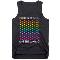 Cute 100 Days of school and still loving it Hearts 100th Day Tank Top