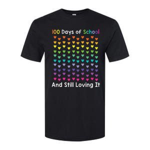 Cute 100 Days of school and still loving it Hearts 100th Day Softstyle CVC T-Shirt