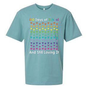 Cute 100 Days of school and still loving it Hearts 100th Day Sueded Cloud Jersey T-Shirt