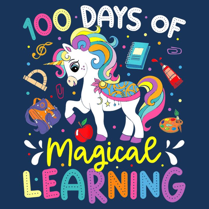 Cute 100 Days Of Magical Learning 100th Day School Unicorn Beanie