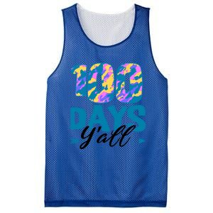 Camouflage 100 Days Y'all Funny 100th Day Of School Cute Gift Mesh Reversible Basketball Jersey Tank