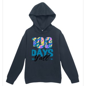 Camouflage 100 Days Y'all Funny 100th Day Of School Cute Gift Urban Pullover Hoodie