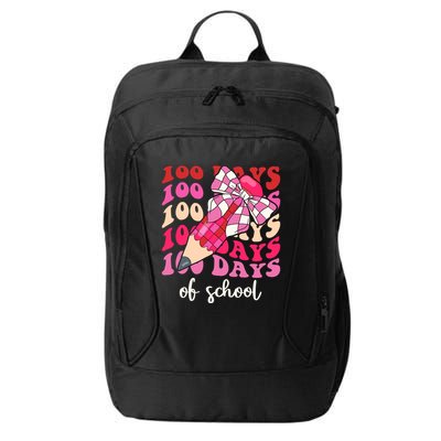 Cute 100 Days Of School Ribbon Bow City Backpack