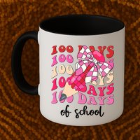 Cute 100 Days Of School Ribbon Bow Mug
